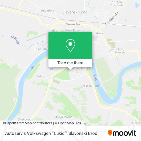 Autoservis Volkswagen "Lukić" map