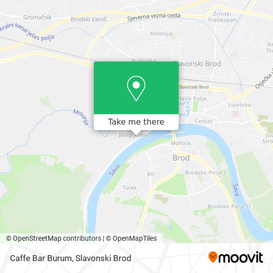 Caffe Bar Burum map