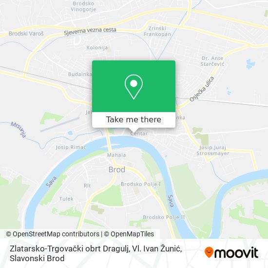 Zlatarsko-Trgovački obrt Dragulj, Vl. Ivan Žunić map