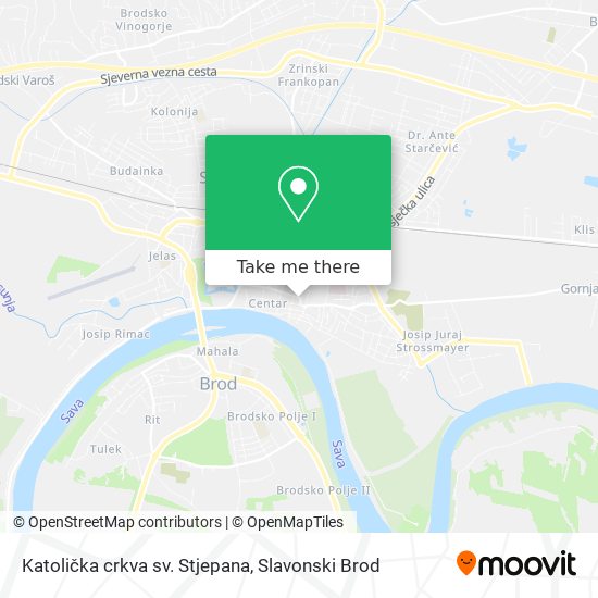 Katolička crkva sv. Stjepana map