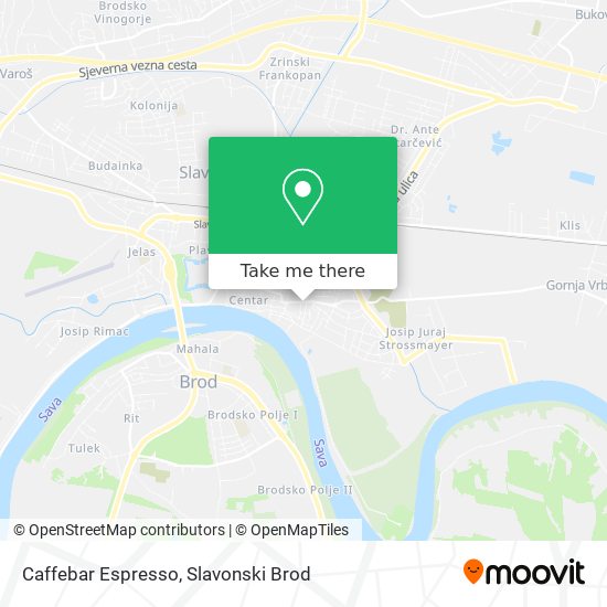 Caffebar Espresso map