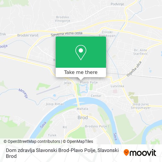 Dom zdravlja Slavonski Brod-Plavo Polje map