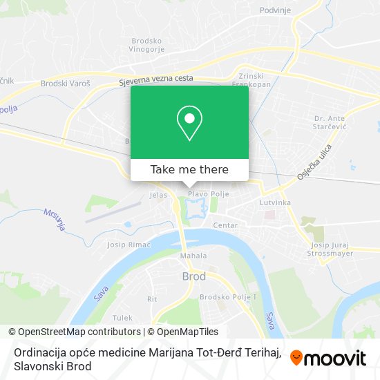 Ordinacija opće medicine Marijana Tot-Đerđ Terihaj map