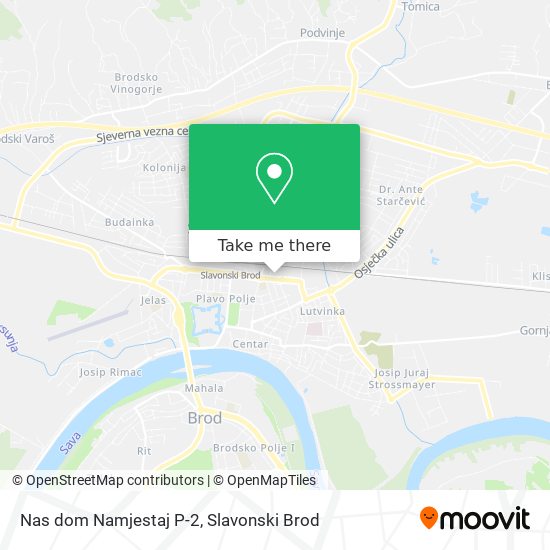 Nas dom Namjestaj P-2 map