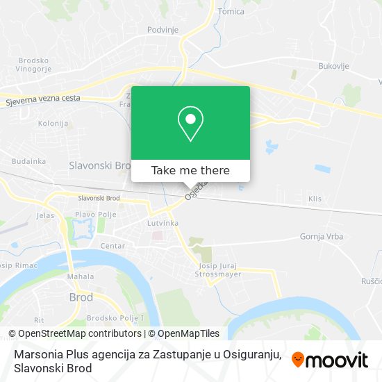 Marsonia Plus agencija za Zastupanje u Osiguranju map