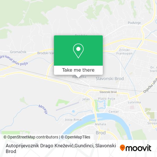Autoprijevoznik Drago Knežević,Gundinci map