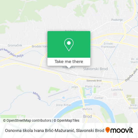 Osnovna škola Ivana Brlić-Mažuranić map