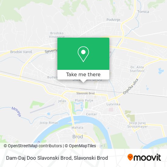 Dam-Daj Doo Slavonski Brod map
