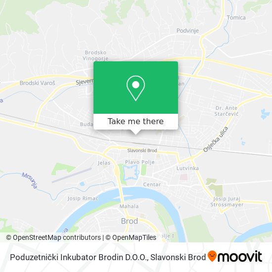 Poduzetnički Inkubator Brodin D.O.O. map