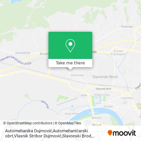 Automehanika Dujmović,Automehaničarski obrt,Vlasnik Stribor Dujmović,Slavonski Brod, Jadranska 5 map