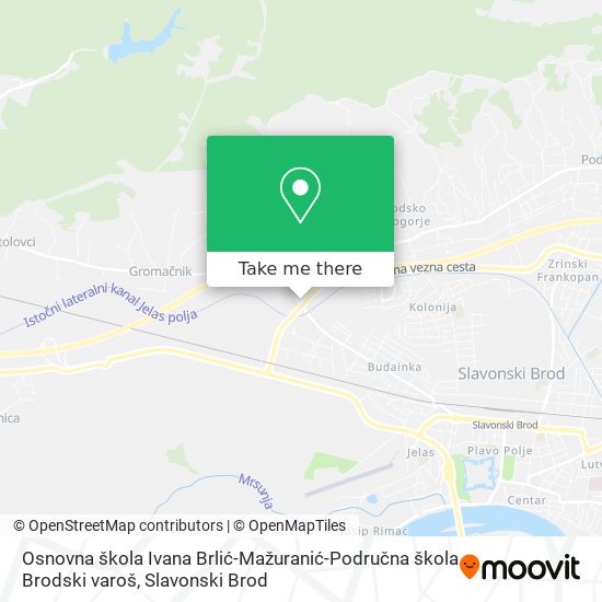 Osnovna škola Ivana Brlić-Mažuranić-Područna škola Brodski varoš map
