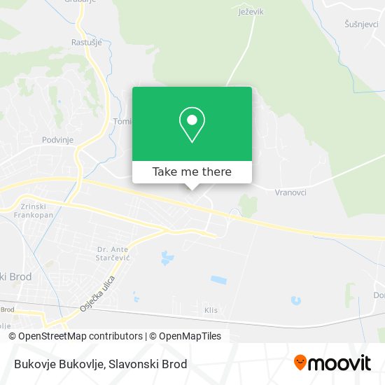 Bukovje Bukovlje map