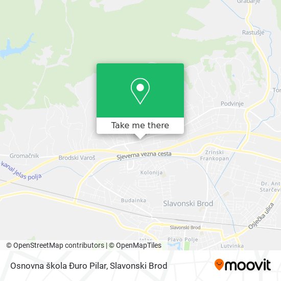 Osnovna škola Đuro Pilar map