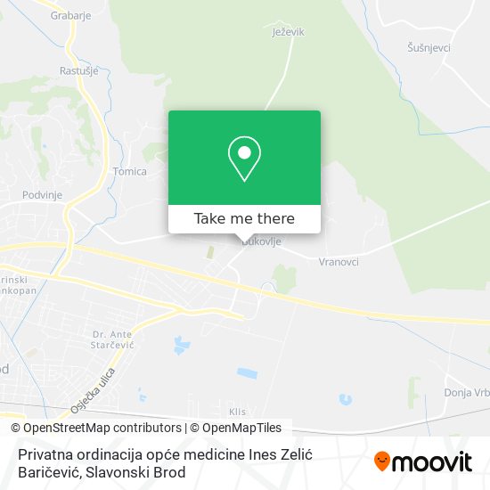Privatna ordinacija opće medicine Ines Zelić Baričević map