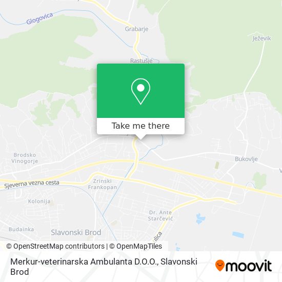 Merkur-veterinarska Ambulanta D.O.O. map