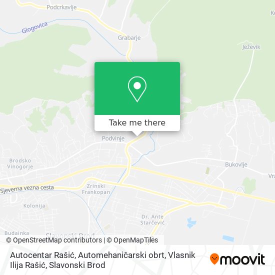 Autocentar Rašić, Automehaničarski obrt, Vlasnik Ilija Rašić map