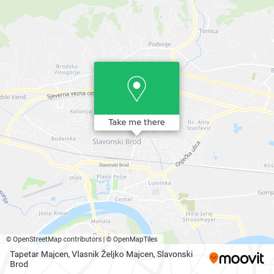 Tapetar Majcen, Vlasnik Željko Majcen map
