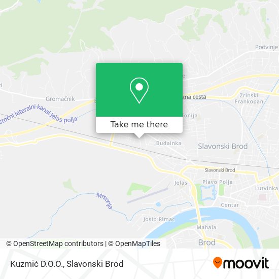 Kuzmić D.O.O. map