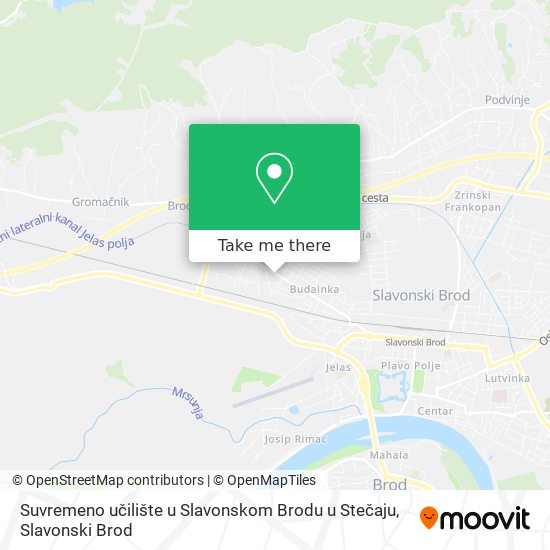 Suvremeno učilište u Slavonskom Brodu u Stečaju map