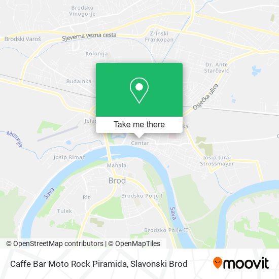 Caffe Bar Moto Rock Piramida map