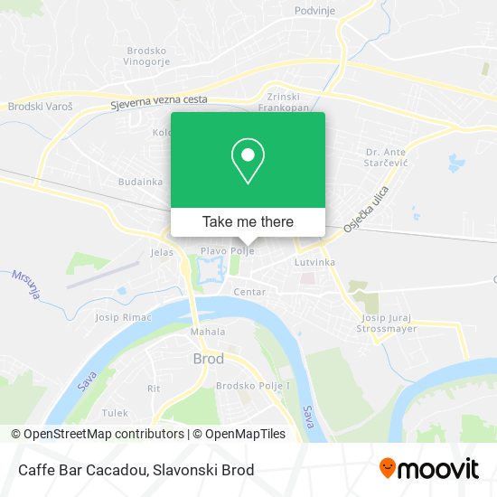 Caffe Bar Cacadou map