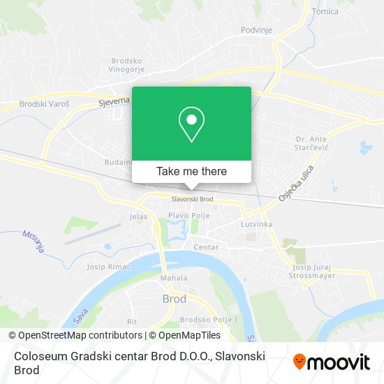 Coloseum Gradski centar Brod D.O.O. map