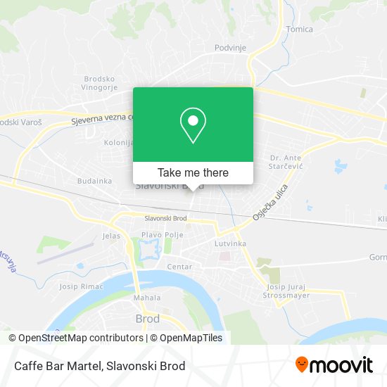Caffe Bar Martel map