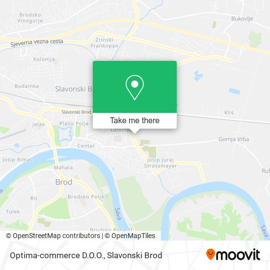 Optima-commerce D.O.O. map