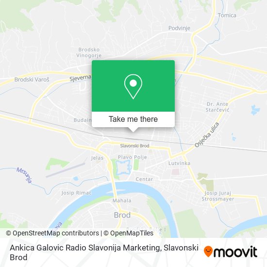 Ankica Galovic Radio Slavonija Marketing map