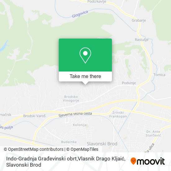 Indo-Gradnja Građevinski obrt,Vlasnik Drago Kljaić map