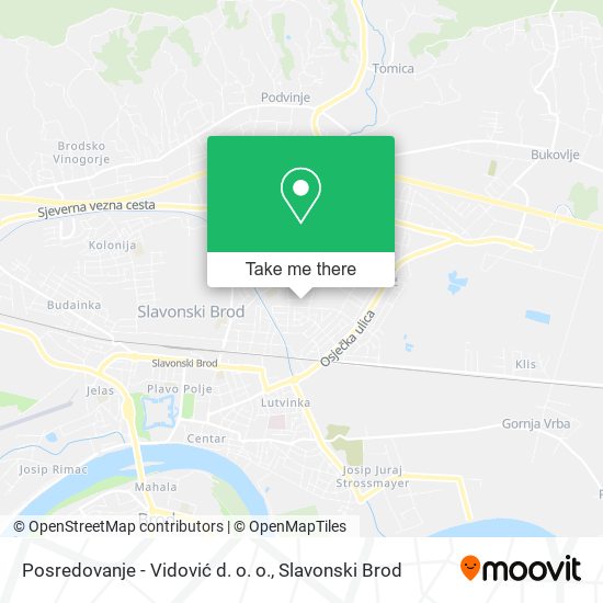 Posredovanje - Vidović d. o. o. map