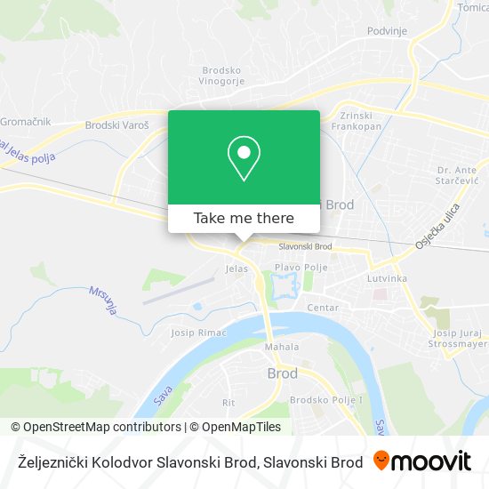 Željeznički Kolodvor Slavonski Brod map