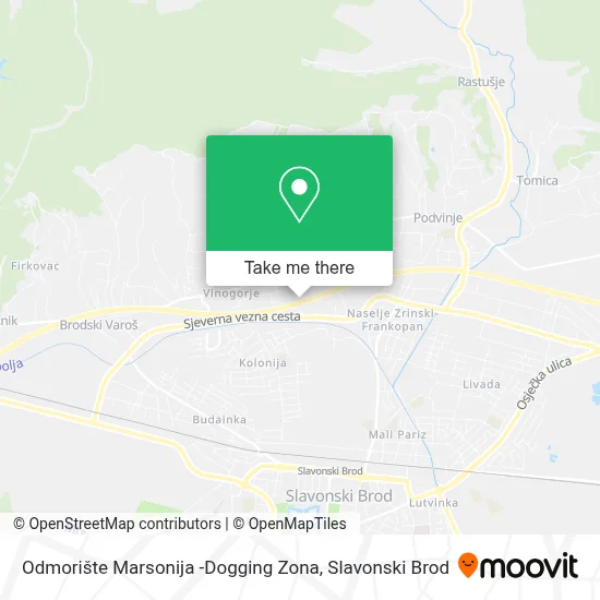 Odmorište Marsonija -Dogging Zona map