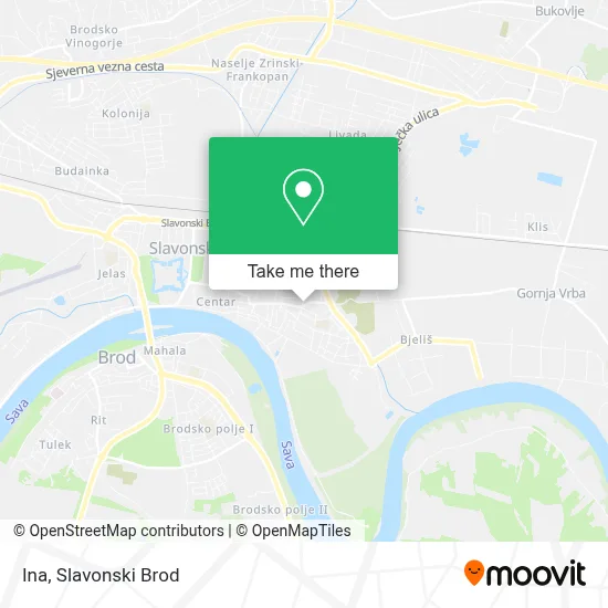 Ina map