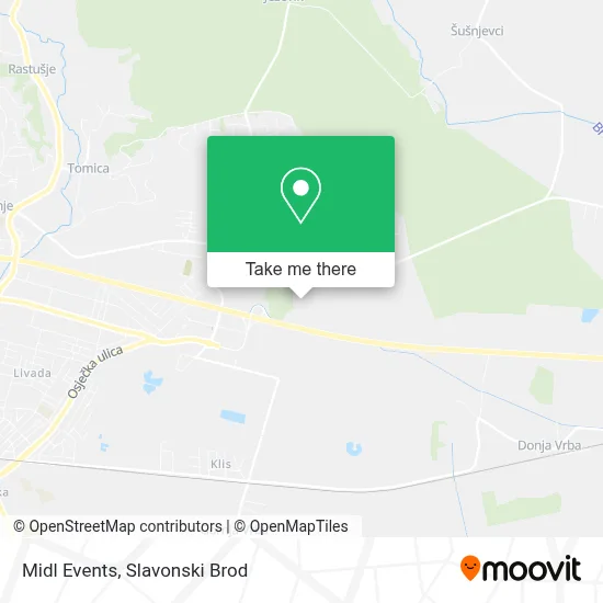 Midl Events map