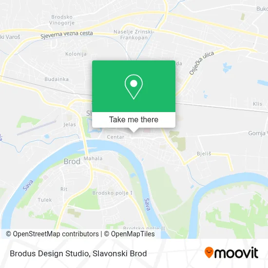 Brodus Design Studio map