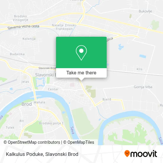Kalkulus Poduke map
