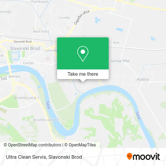 Ultra Clean Servis map