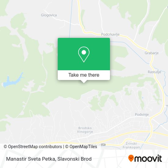 Manastir Sveta Petka map
