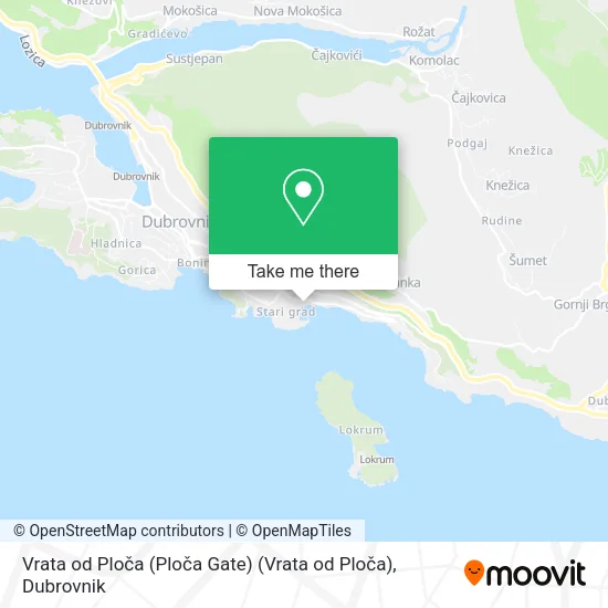Vrata od Ploča (Ploča Gate) (Vrata od Ploča) map
