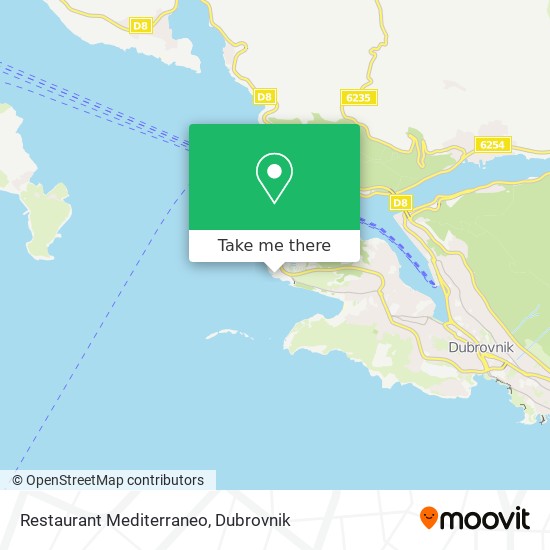 Restaurant Mediterraneo map