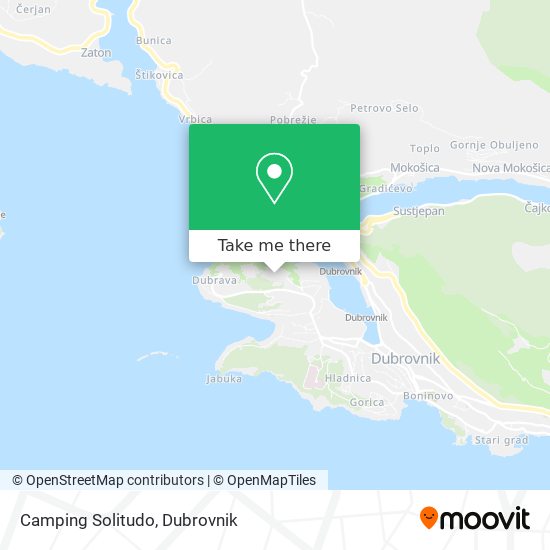 Camping Solitudo map