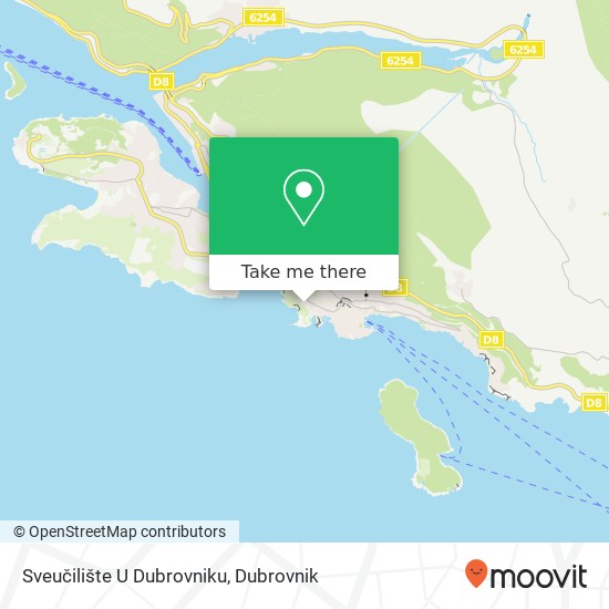 Sveučilište U Dubrovniku map