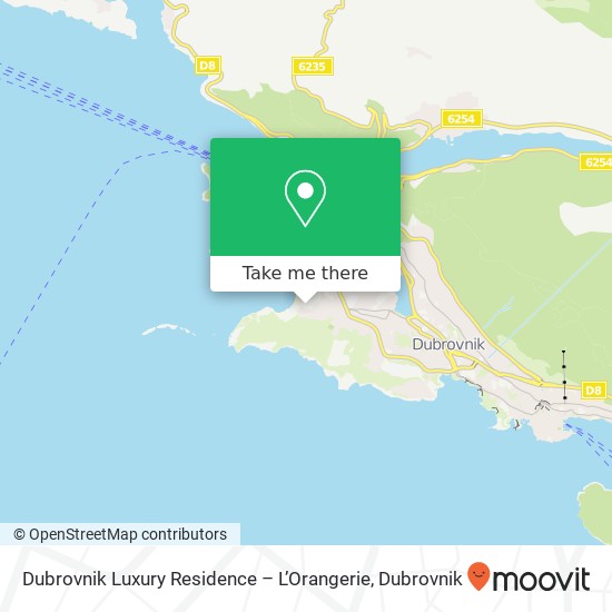 Dubrovnik Luxury Residence – L’Orangerie map