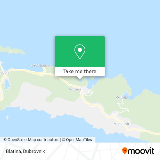 Blatina map