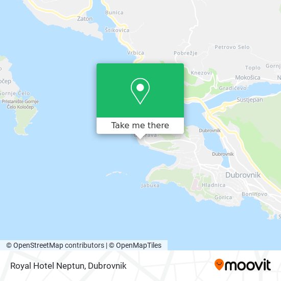 Royal Hotel Neptun map