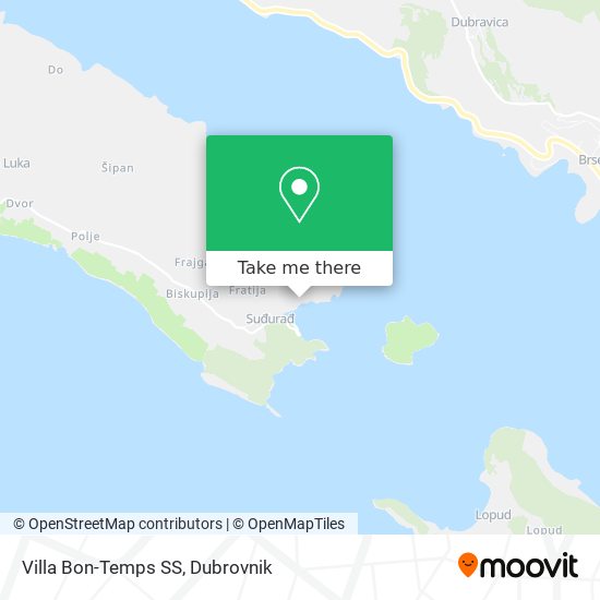 Villa Bon-Temps SS map