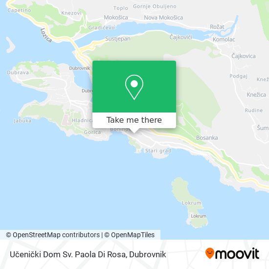 Učenički Dom Sv. Paola Di Rosa map