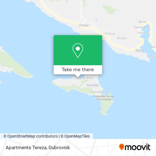 Apartments Tereza map