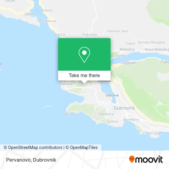 Pervanovo map